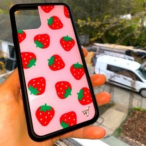 Authentic Wildflower Strawberry iPhone case